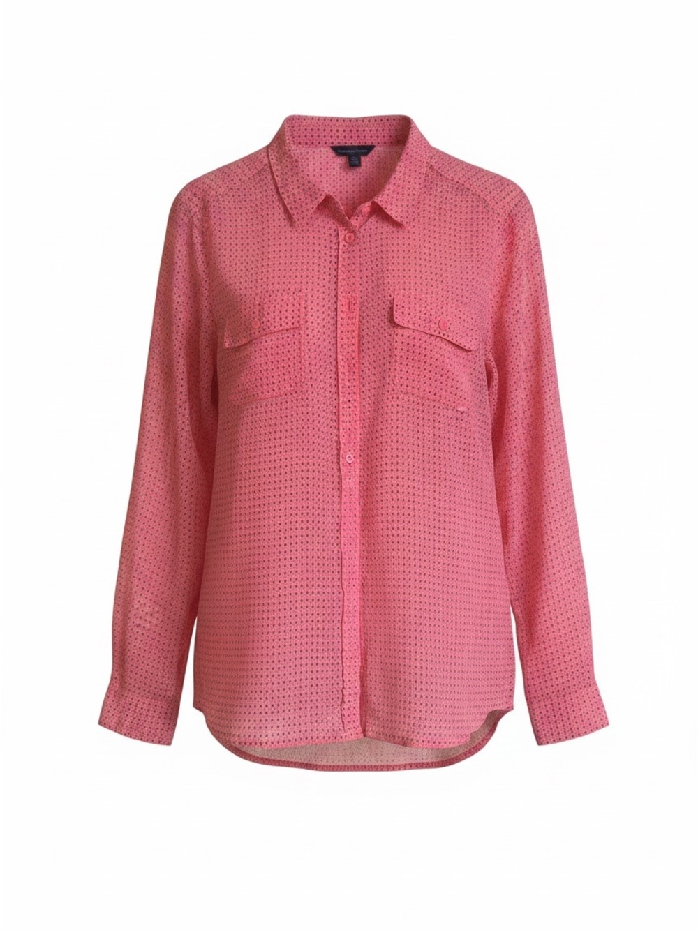 American Eagle Outfitters Coral Pink Button-Down Shirt